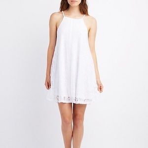 White lace dress